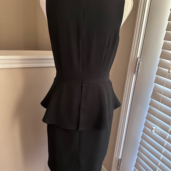 Banana Republic Black Peplum Dress - Picture 3 of 9